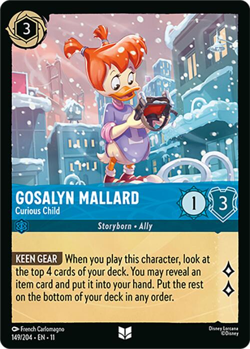 Gosalyn Mallard - Curious Child (149/204) [Winterspell] | Empire Gaming NC