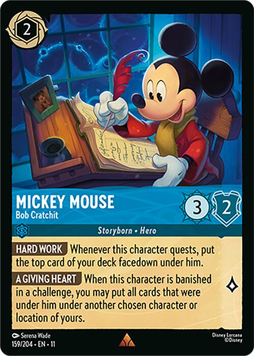 Mickey Mouse - Bob Cratchit (159/204) [Winterspell] | Empire Gaming NC