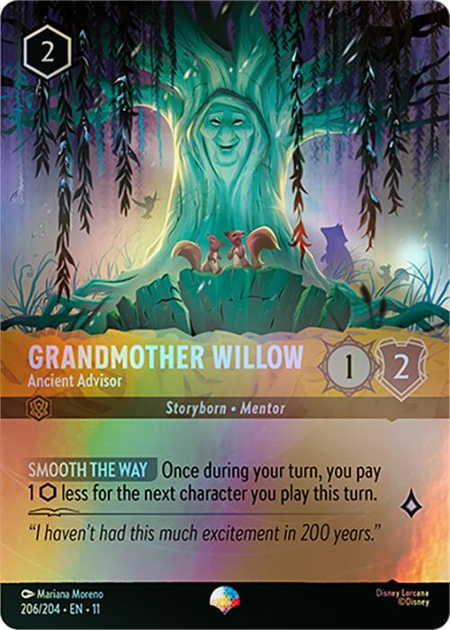 Grandmother Willow - Ancient Advisor (Epic) (206/204) [Winterspell] | Empire Gaming NC