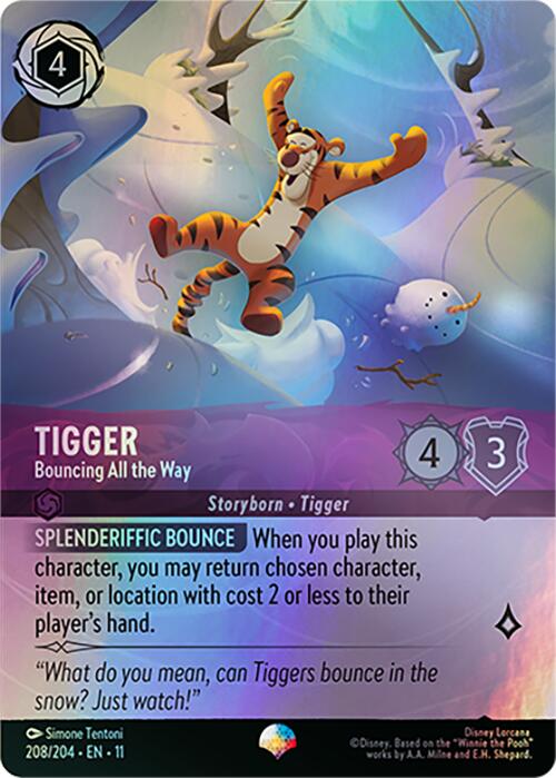 Tigger - Bouncing All the Way (Epic) (208/204) [Winterspell] | Empire Gaming NC