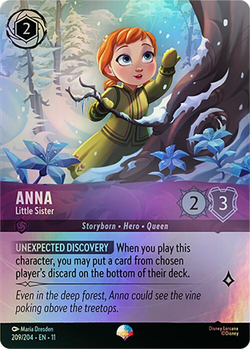 Anna - Little Sister (Epic) (209/204) [Winterspell] | Empire Gaming NC