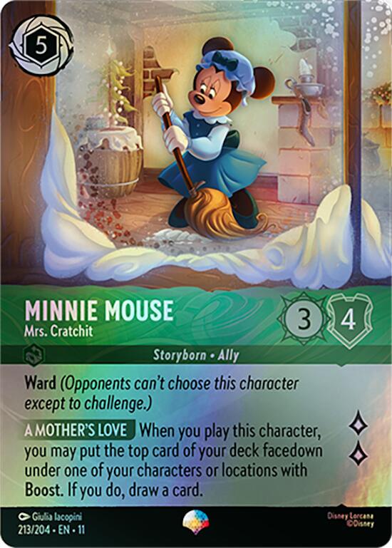 Minnie Mouse - Mrs. Cratchit (Epic) (213/204) [Winterspell] | Empire Gaming NC