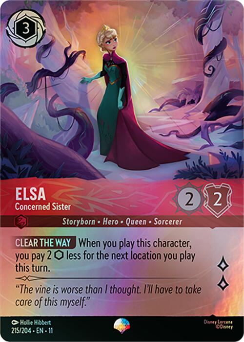 Elsa - Concerned Sister (Epic) (215/204) [Winterspell] | Empire Gaming NC