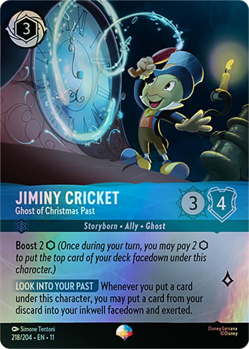 Jiminy Cricket - Ghost of Christmas Past (Epic) (218/204) [Winterspell] | Empire Gaming NC