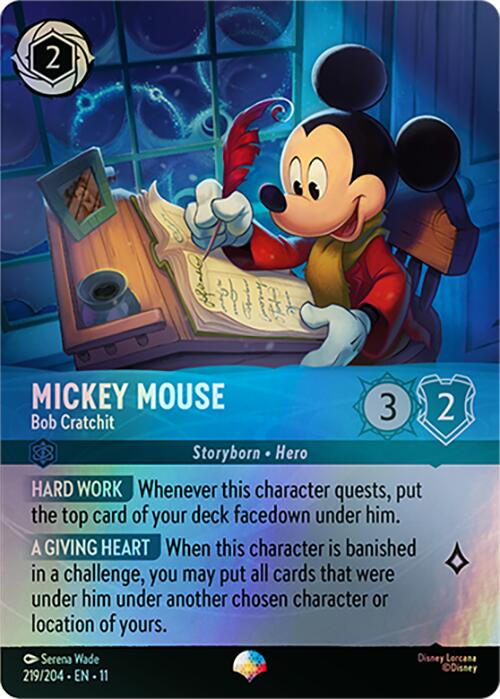 Mickey Mouse - Bob Cratchit (Epic) (219/204) [Winterspell] | Empire Gaming NC