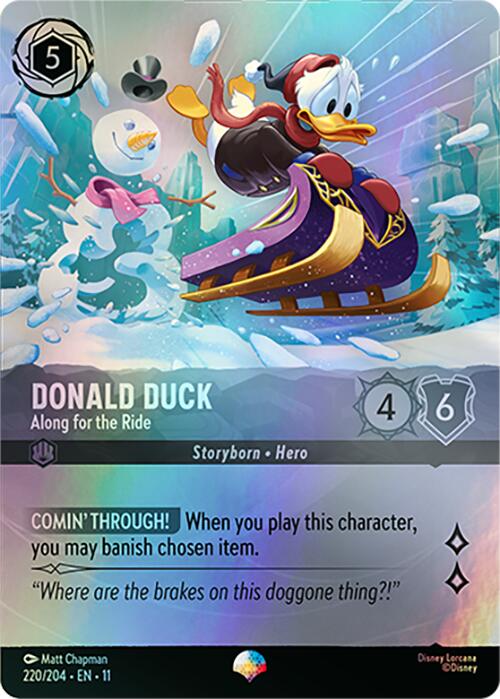 Donald Duck - Along for the Ride (Epic) (220/204) [Winterspell] | Empire Gaming NC