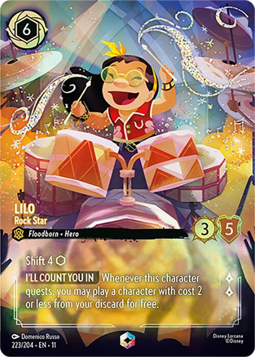 Lilo - Rock Star (Enchanted) (223/204) [Winterspell] | Empire Gaming NC