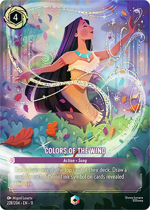 Colors of the Wind (Enchanted) (228/204) [Winterspell] | Empire Gaming NC