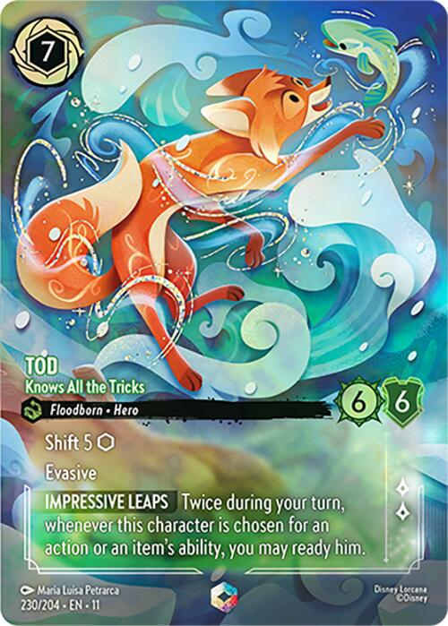 Tod - Knows All the Tricks (Enchanted) (230/204) [Winterspell] | Empire Gaming NC