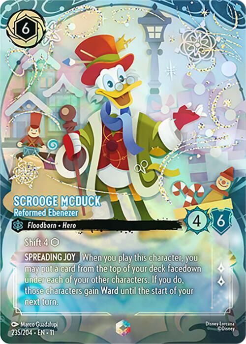 Scrooge McDuck - Reformed Ebenezer (Enchanted) (235/204) [Winterspell] | Empire Gaming NC