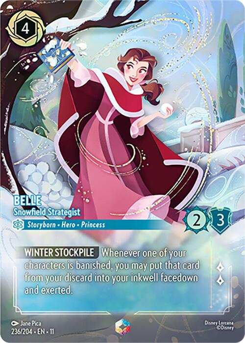 Belle - Snowfield Strategist (Enchanted) (236/204) [Winterspell] | Empire Gaming NC