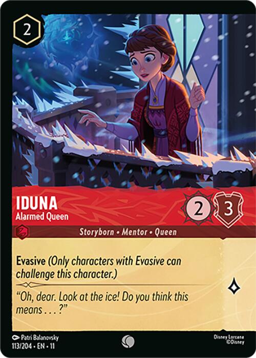Iduna - Alarmed Queen (Foil) (113/204) [Winterspell] | Empire Gaming NC