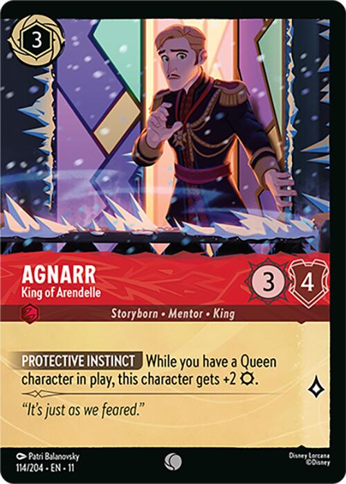 Agnarr - King of Arendelle (Foil) (114/204) [Winterspell] | Empire Gaming NC
