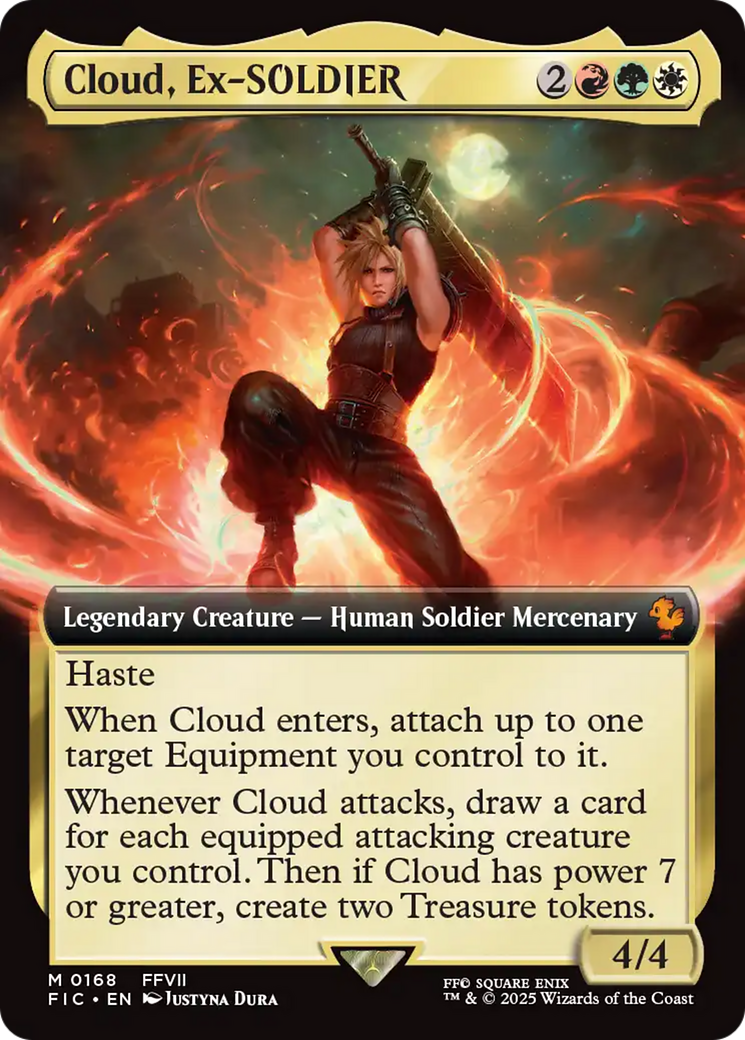 Cloud, Ex-SOLDIER (Extended Art) [FINAL FANTASY Commander] | Empire Gaming NC