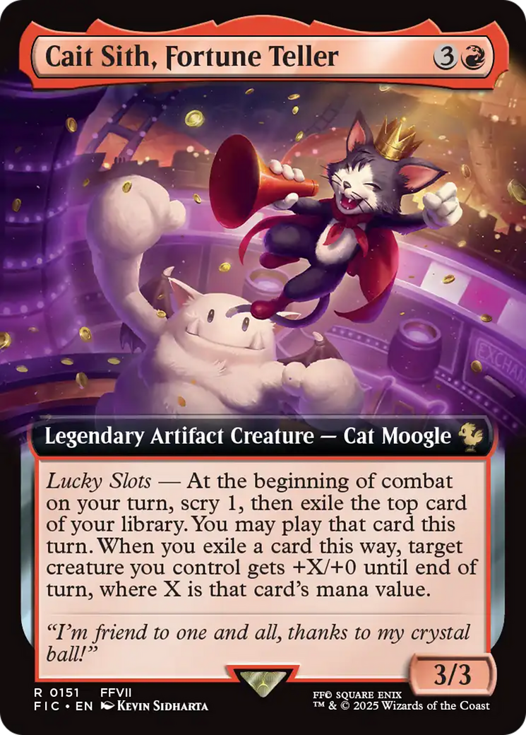 Cait Sith, Fortune Teller (Extended Art) [FINAL FANTASY Commander] | Empire Gaming NC