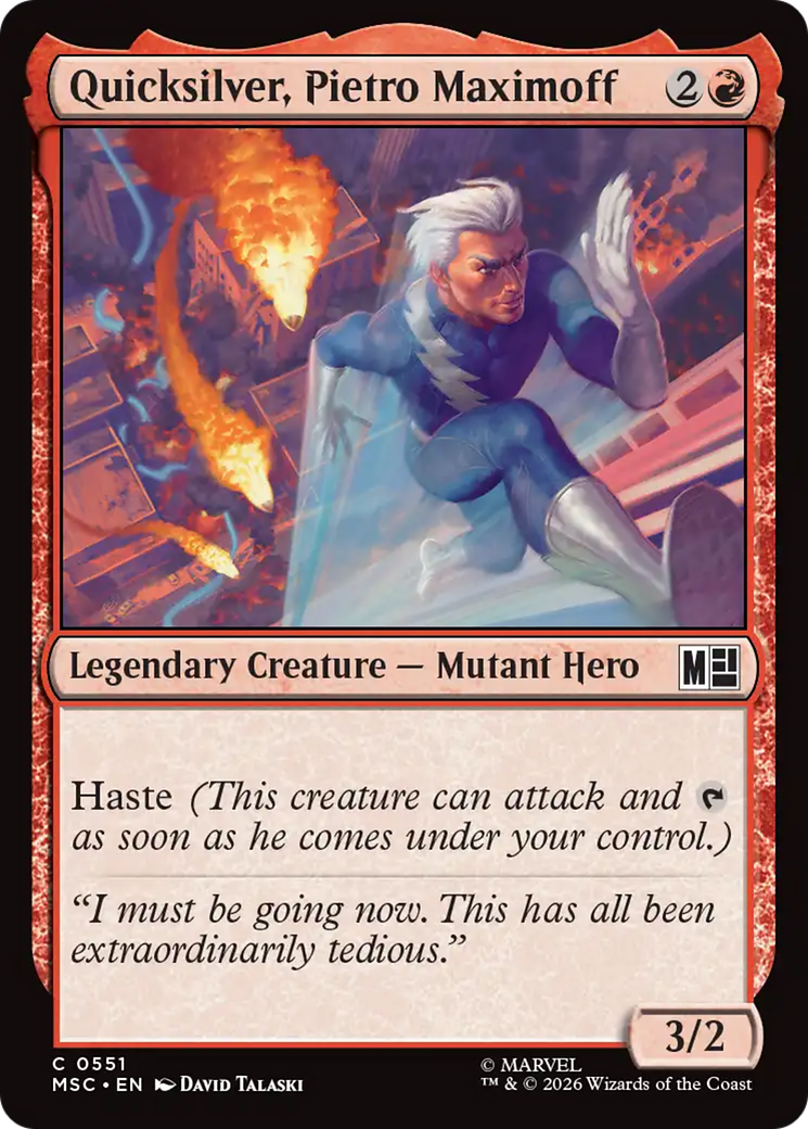 Quicksilver, Pietro Maximoff (0551) [Marvel Super Heroes Commander] | Empire Gaming NC