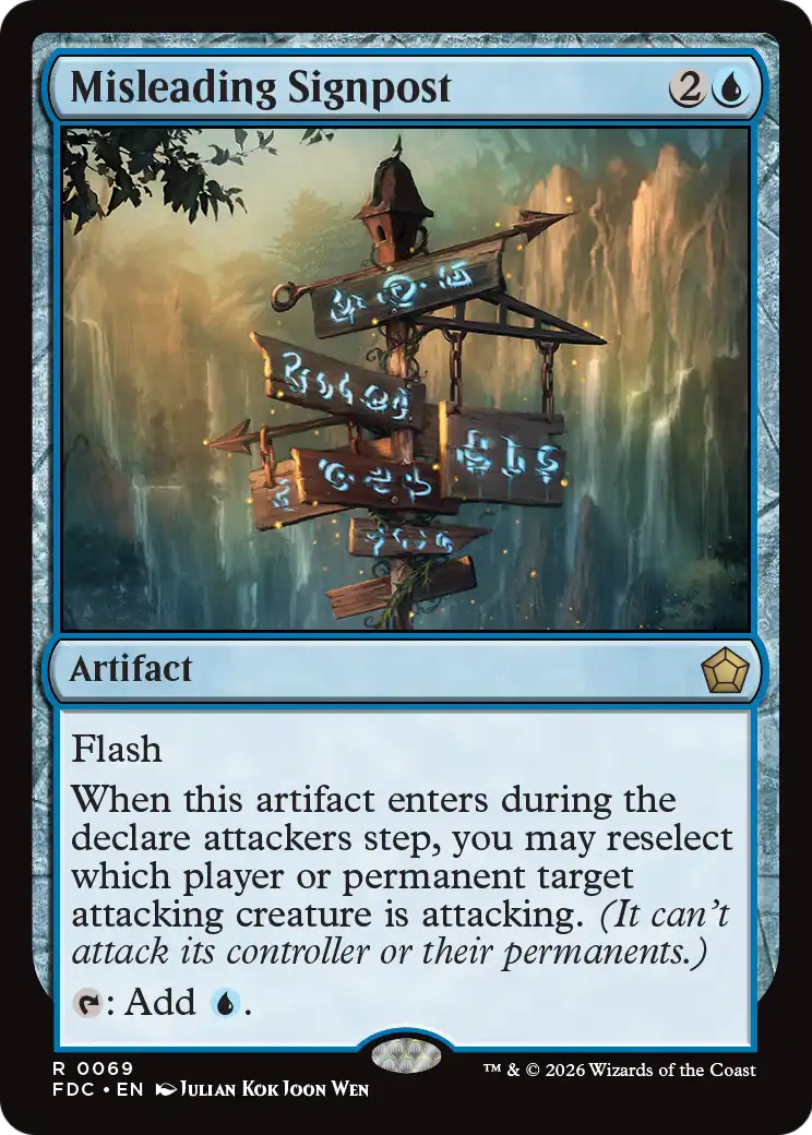 Misleading Signpost [Foundations Commander] | Empire Gaming NC