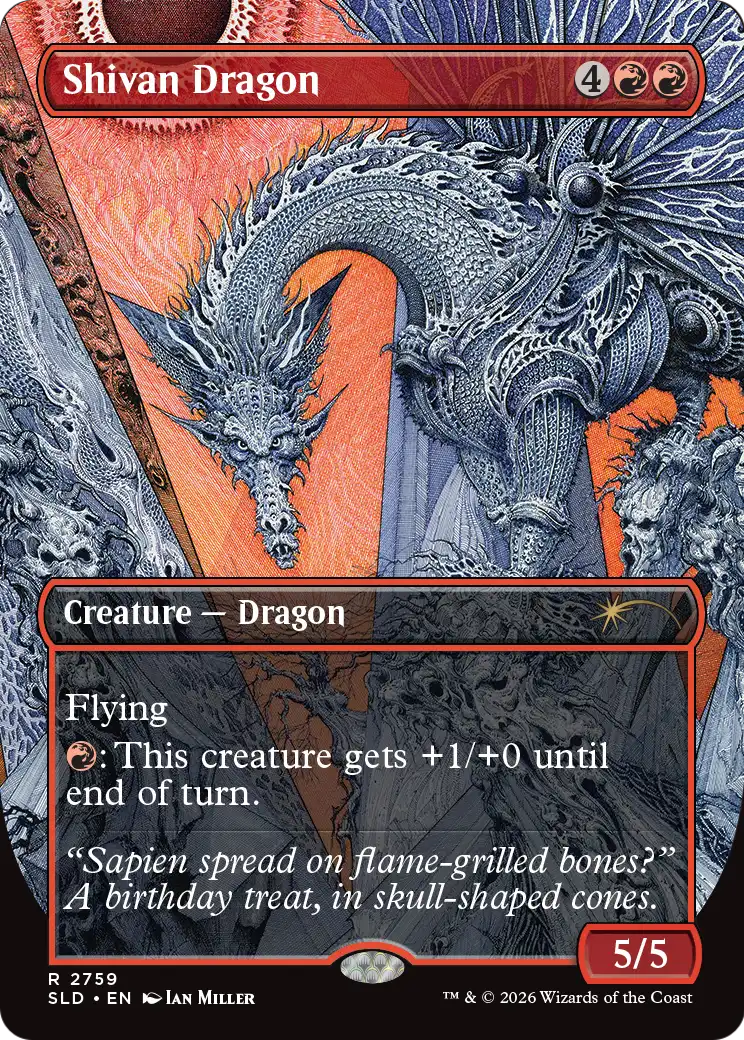 Shivan Dragon (2759) [Secret Lair Drop Series] | Empire Gaming NC