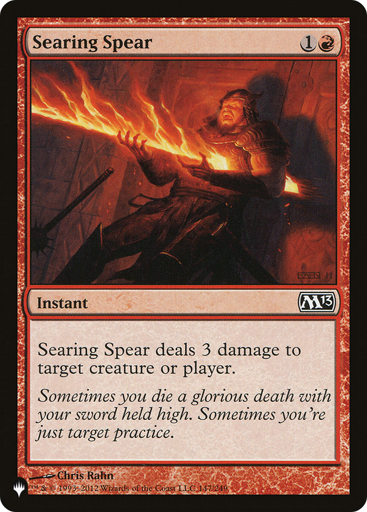 Searing Spear [The List] | Empire Gaming NC