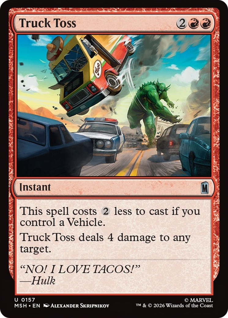 Truck Toss [Marvel Super Heroes] | Empire Gaming NC