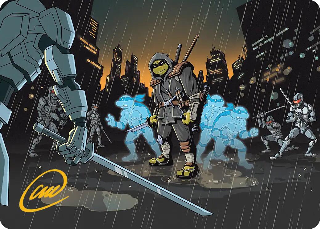 The Last Ronin's Technique Art Card (Gold-Stamped Signature) [Teenage Mutant Ninja Turtles Art Series] | Empire Gaming NC