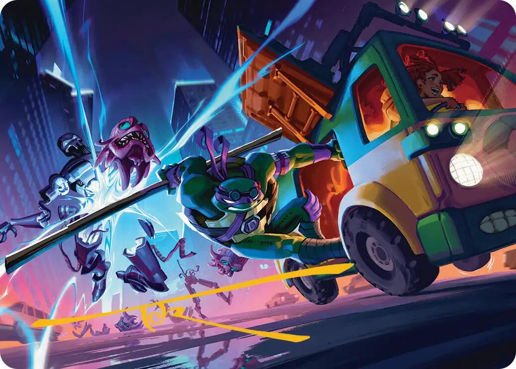Donatello, Rad Scientist Art Card (Gold-Stamped Signature) [Teenage Mutant Ninja Turtles Art Series] | Empire Gaming NC