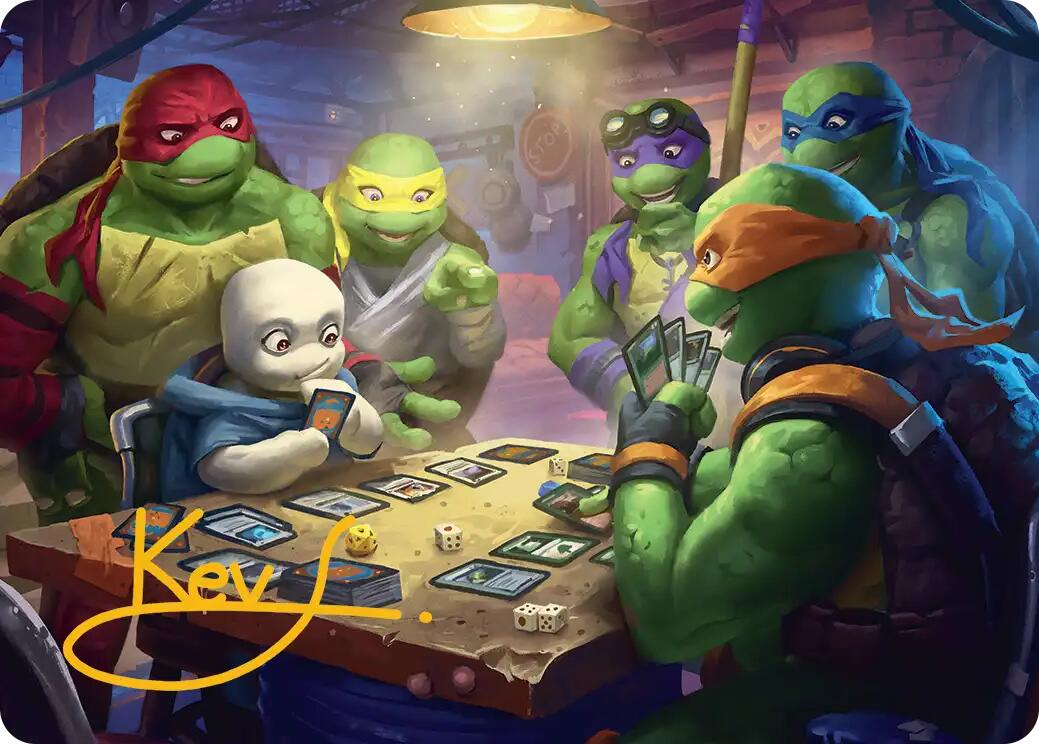 Lessons from Life Art Card (Gold-Stamped Signature) [Teenage Mutant Ninja Turtles Art Series] | Empire Gaming NC