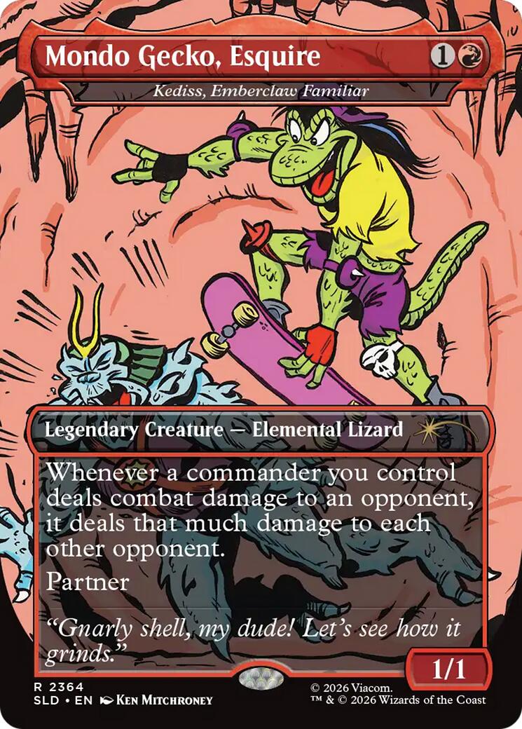 Mondo Gecko, Esquire - Kediss, Emberclaw Familiar [Secret Lair Drop Series] | Empire Gaming NC