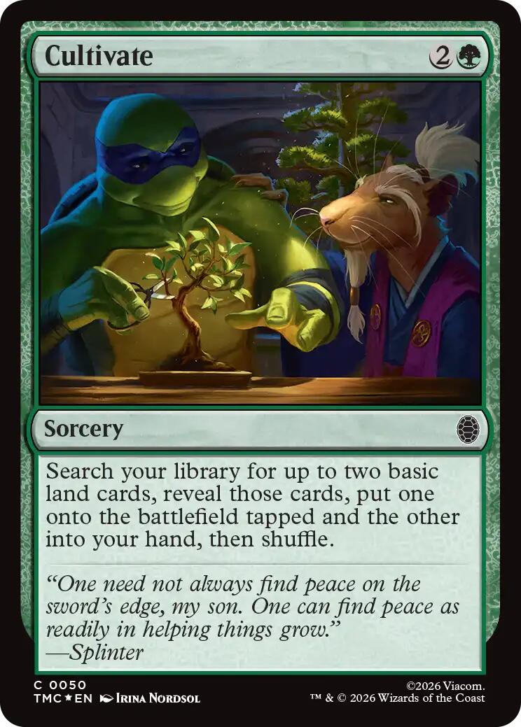 Cultivate (Surge Foil) [Teenage Mutant Ninja Turtles Commander] | Empire Gaming NC