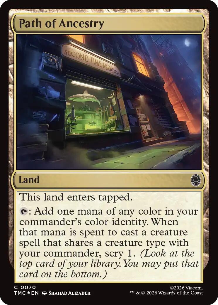 Path of Ancestry (Surge Foil) [Teenage Mutant Ninja Turtles Commander] | Empire Gaming NC