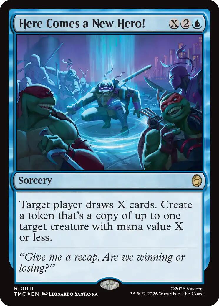 Here Comes a New Hero! (Surge Foil) [Teenage Mutant Ninja Turtles Commander] | Empire Gaming NC