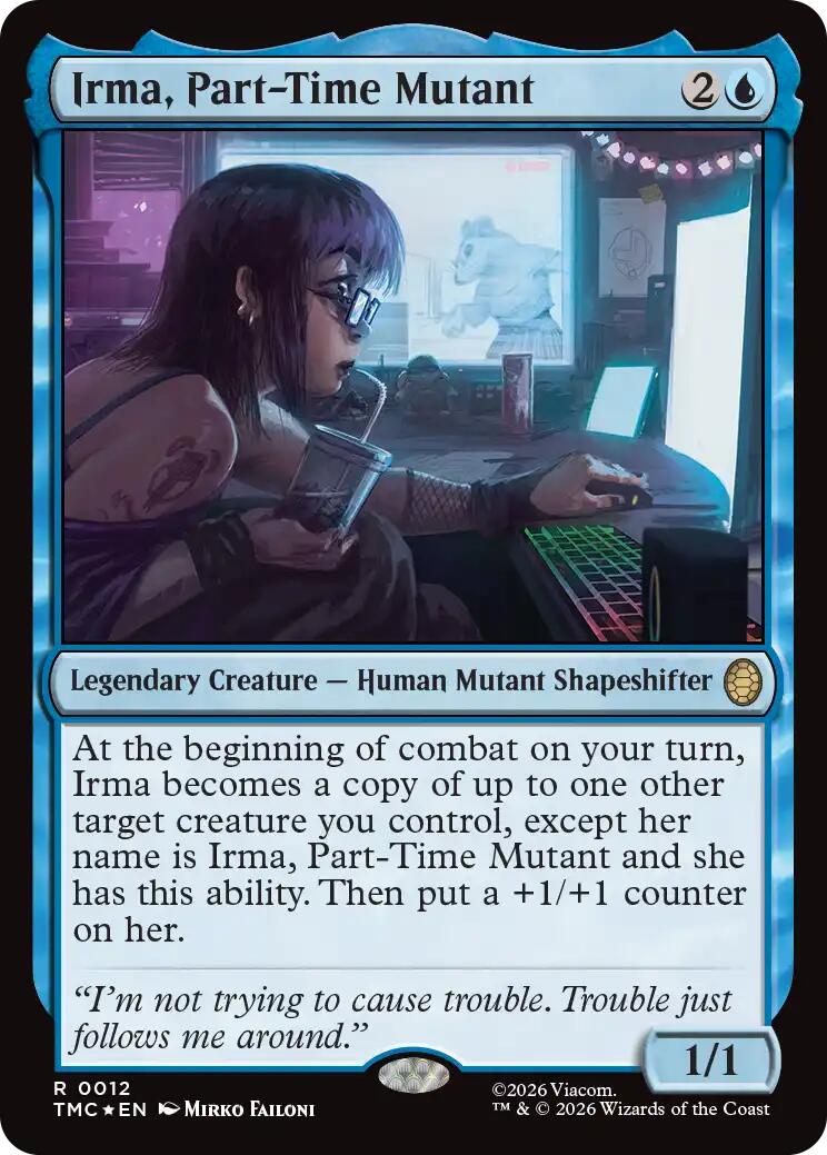 Irma, Part-Time Mutant (Surge Foil) [Teenage Mutant Ninja Turtles Commander] | Empire Gaming NC