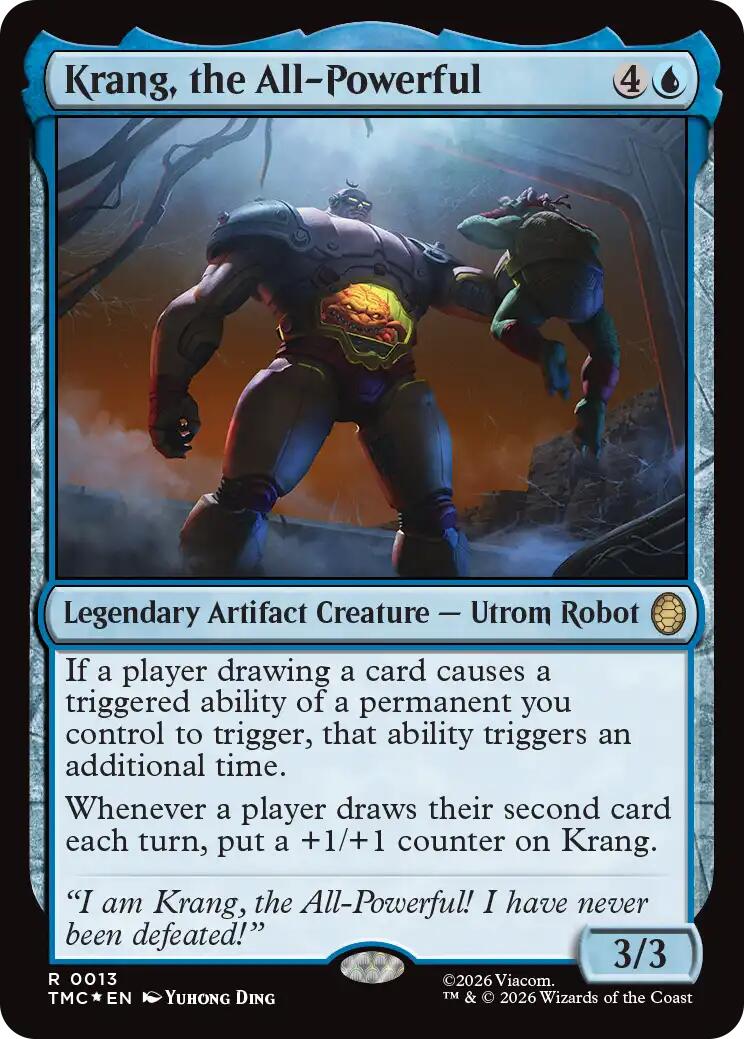 Krang, the All-Powerful (Surge Foil) [Teenage Mutant Ninja Turtles Commander] | Empire Gaming NC