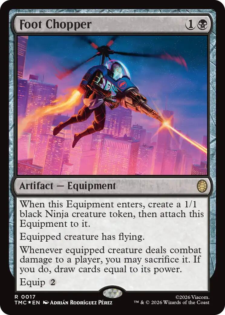 Foot Chopper (Surge Foil) [Teenage Mutant Ninja Turtles Commander] | Empire Gaming NC