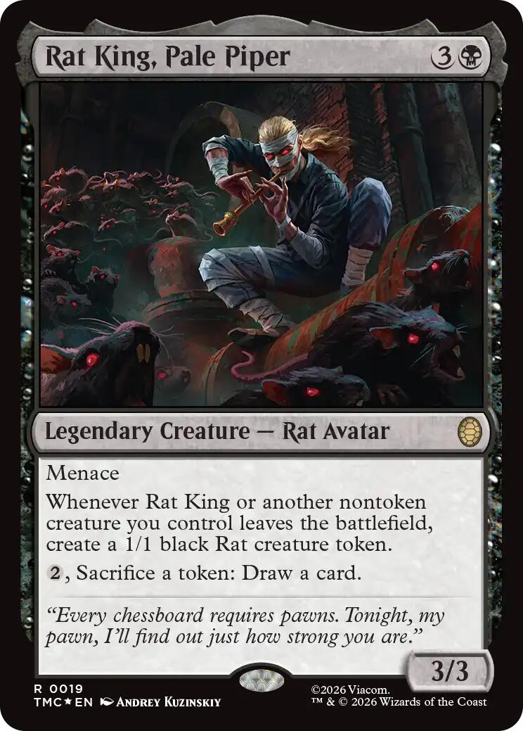 Rat King, Pale Piper (Surge Foil) [Teenage Mutant Ninja Turtles Commander] | Empire Gaming NC