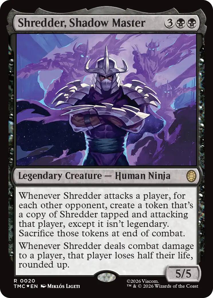 Shredder, Shadow Master (Surge Foil) [Teenage Mutant Ninja Turtles Commander] | Empire Gaming NC