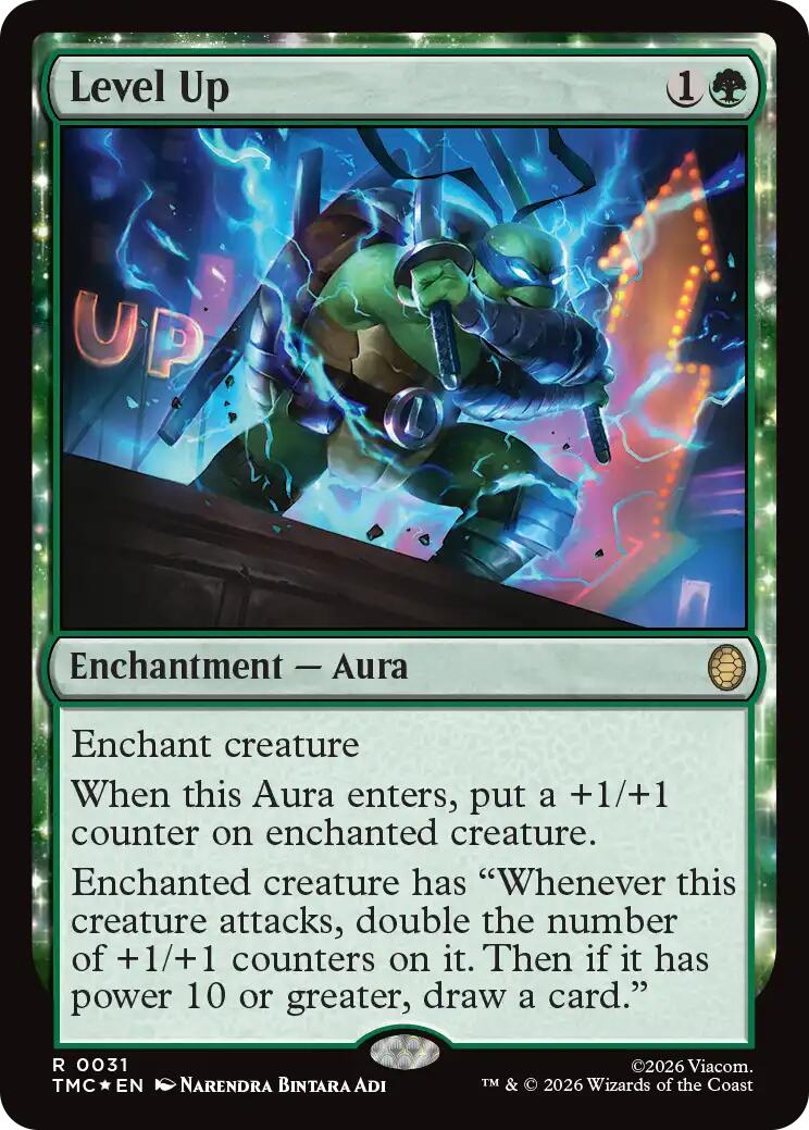 Level Up (Surge Foil) [Teenage Mutant Ninja Turtles Commander] | Empire Gaming NC