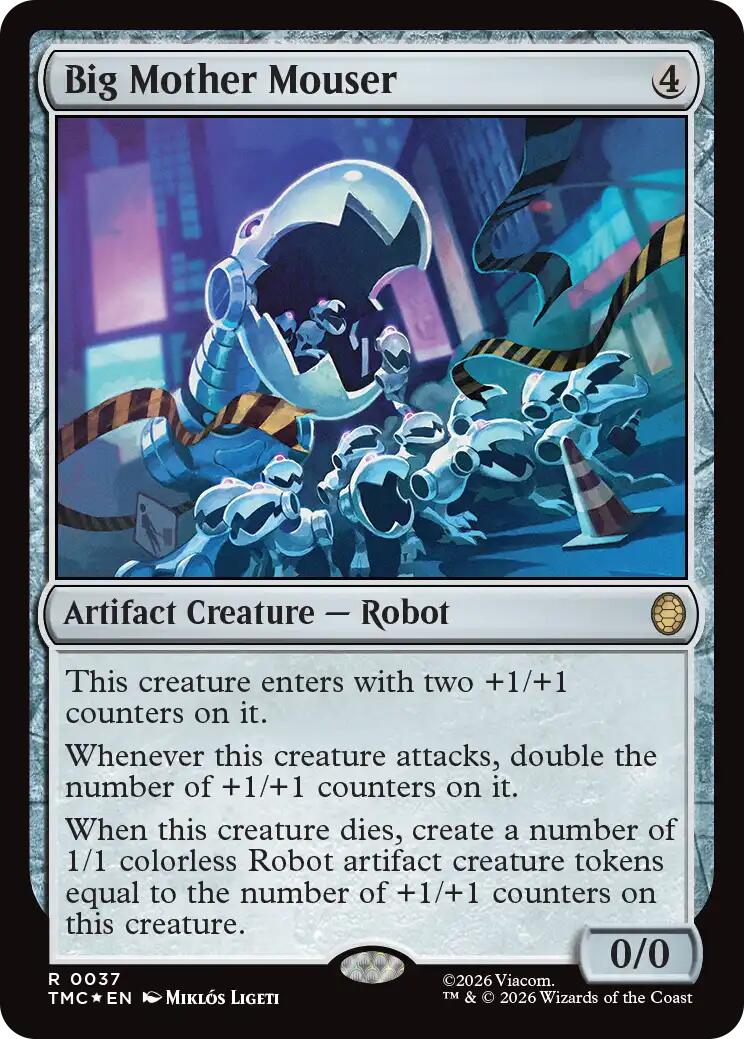 Big Mother Mouser (Surge Foil) [Teenage Mutant Ninja Turtles Commander] | Empire Gaming NC