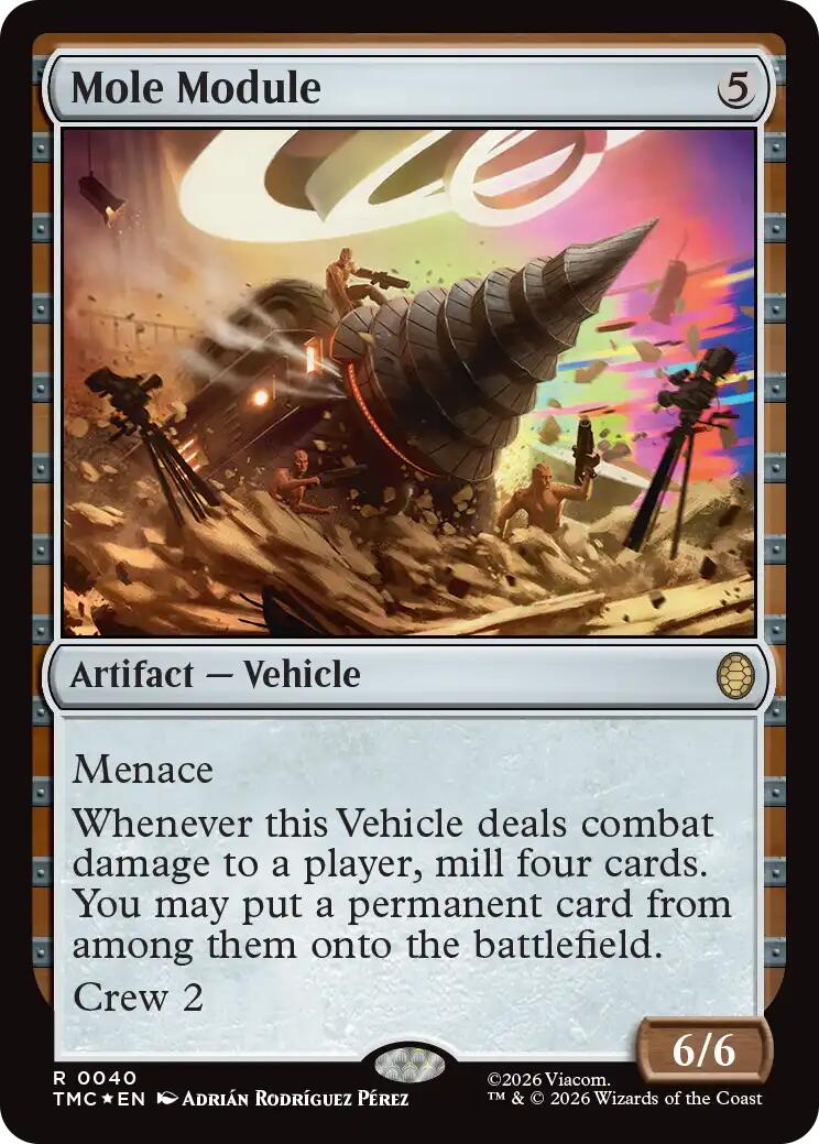 Mole Module (Surge Foil) [Teenage Mutant Ninja Turtles Commander] | Empire Gaming NC