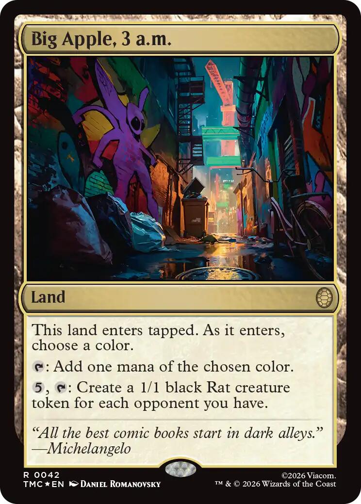 Big Apple, 3 a.m. (Surge Foil) [Teenage Mutant Ninja Turtles Commander] | Empire Gaming NC