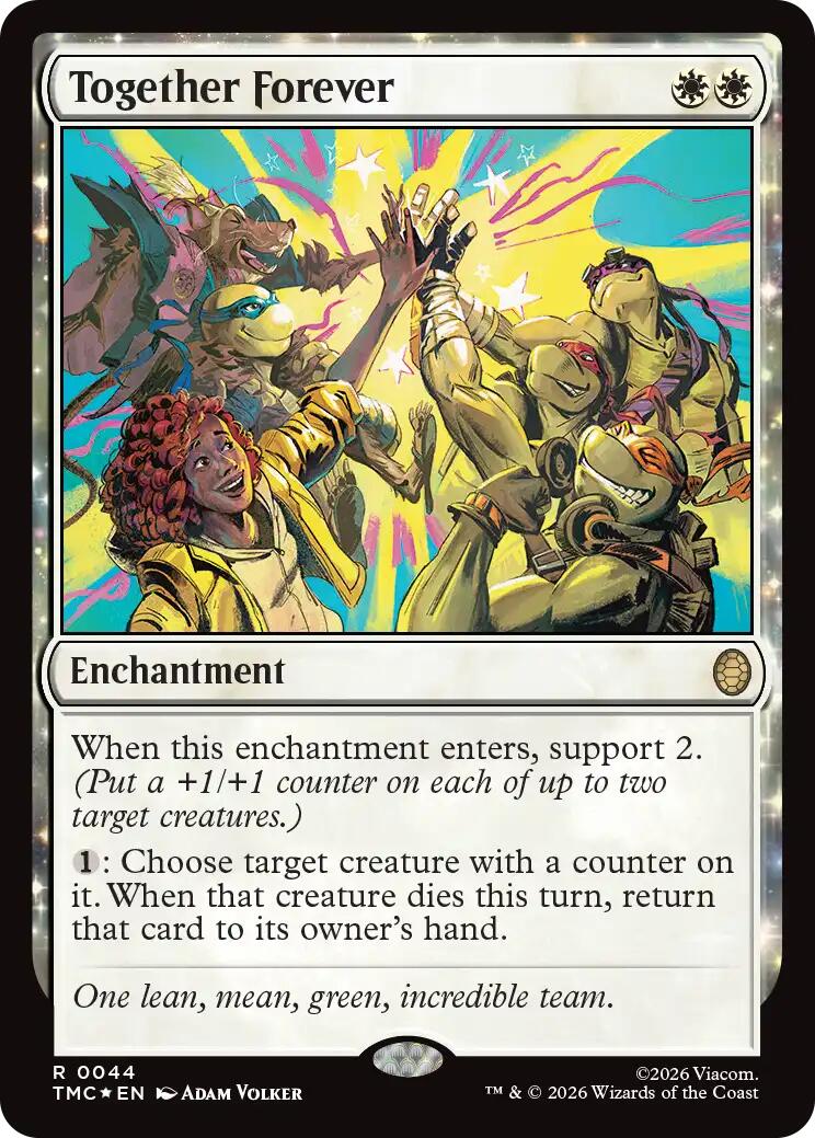 Together Forever (Surge Foil) [Teenage Mutant Ninja Turtles Commander] | Empire Gaming NC