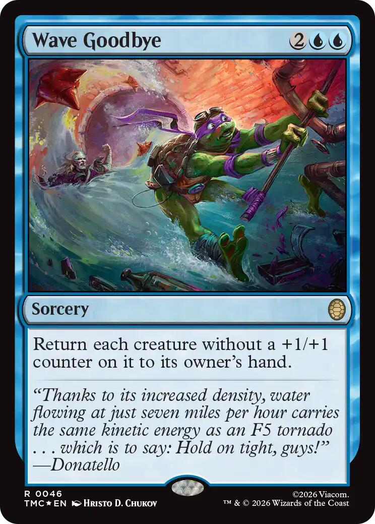 Wave Goodbye (Surge Foil) [Teenage Mutant Ninja Turtles Commander] | Empire Gaming NC