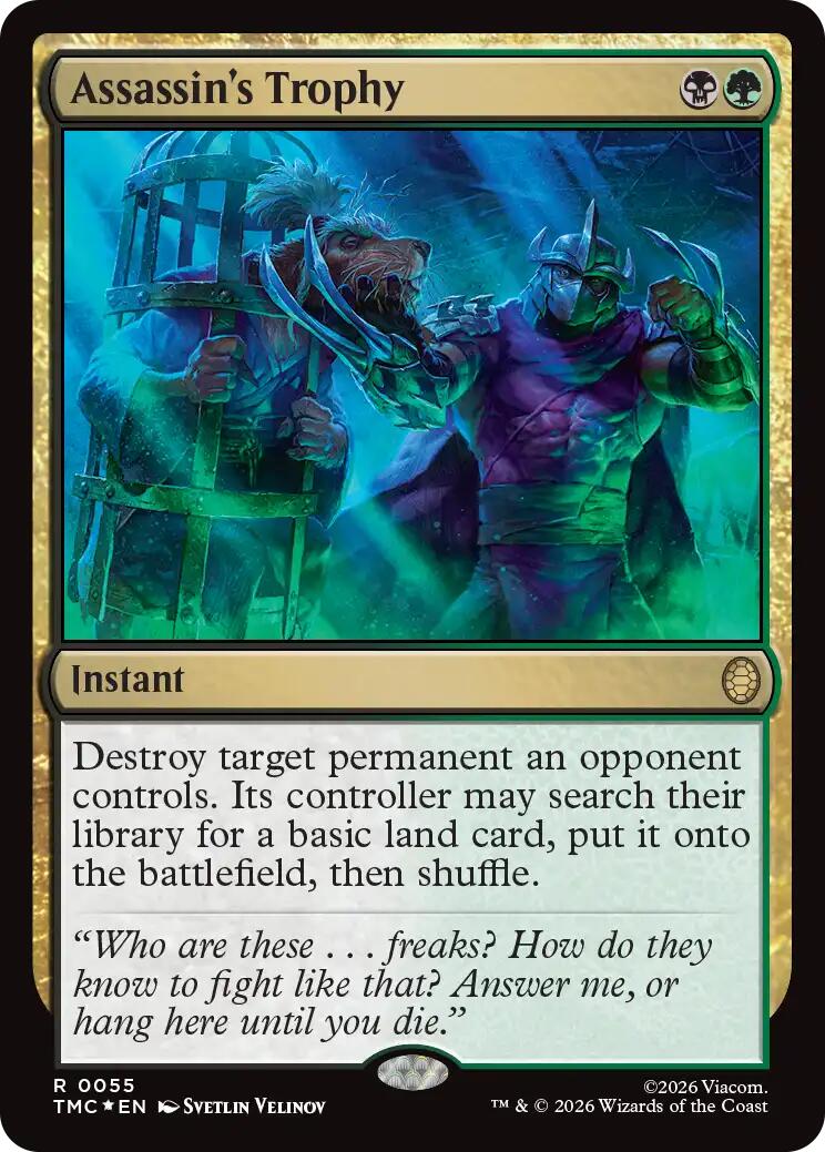 Assassin's Trophy (Surge Foil) [Teenage Mutant Ninja Turtles Commander] | Empire Gaming NC