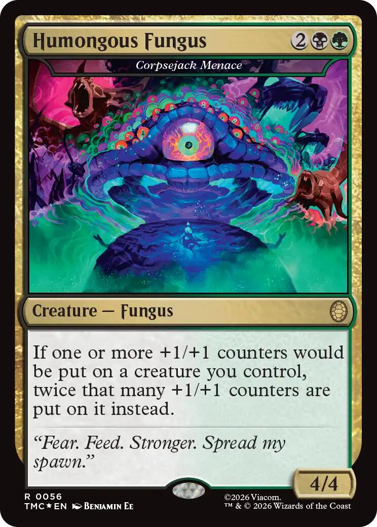 Humongous Fungus - Corpsejack Menace (Surge Foil) [Teenage Mutant Ninja Turtles Commander] | Empire Gaming NC
