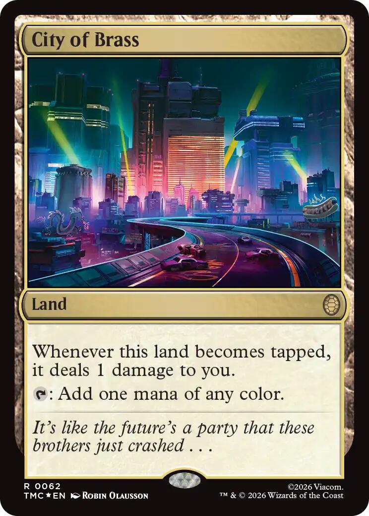 City of Brass (Surge Foil) [Teenage Mutant Ninja Turtles Commander] | Empire Gaming NC