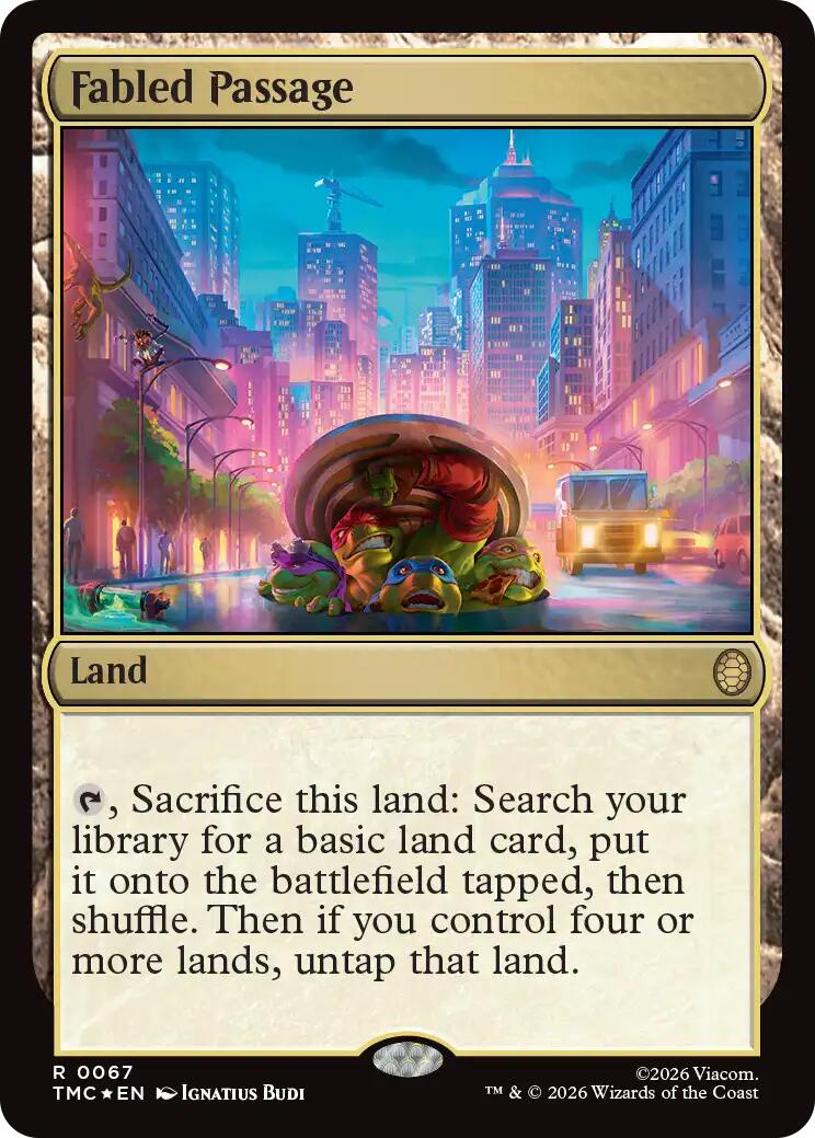 Fabled Passage (Surge Foil) [Teenage Mutant Ninja Turtles Commander] | Empire Gaming NC