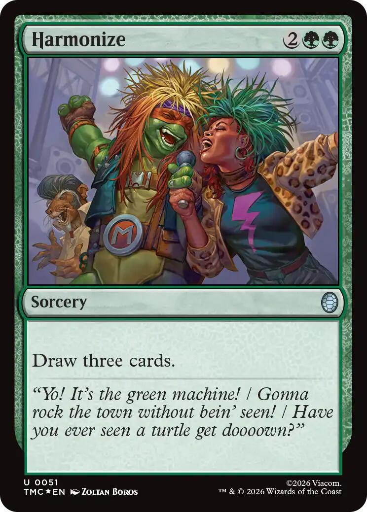 Harmonize (Surge Foil) [Teenage Mutant Ninja Turtles Commander] | Empire Gaming NC