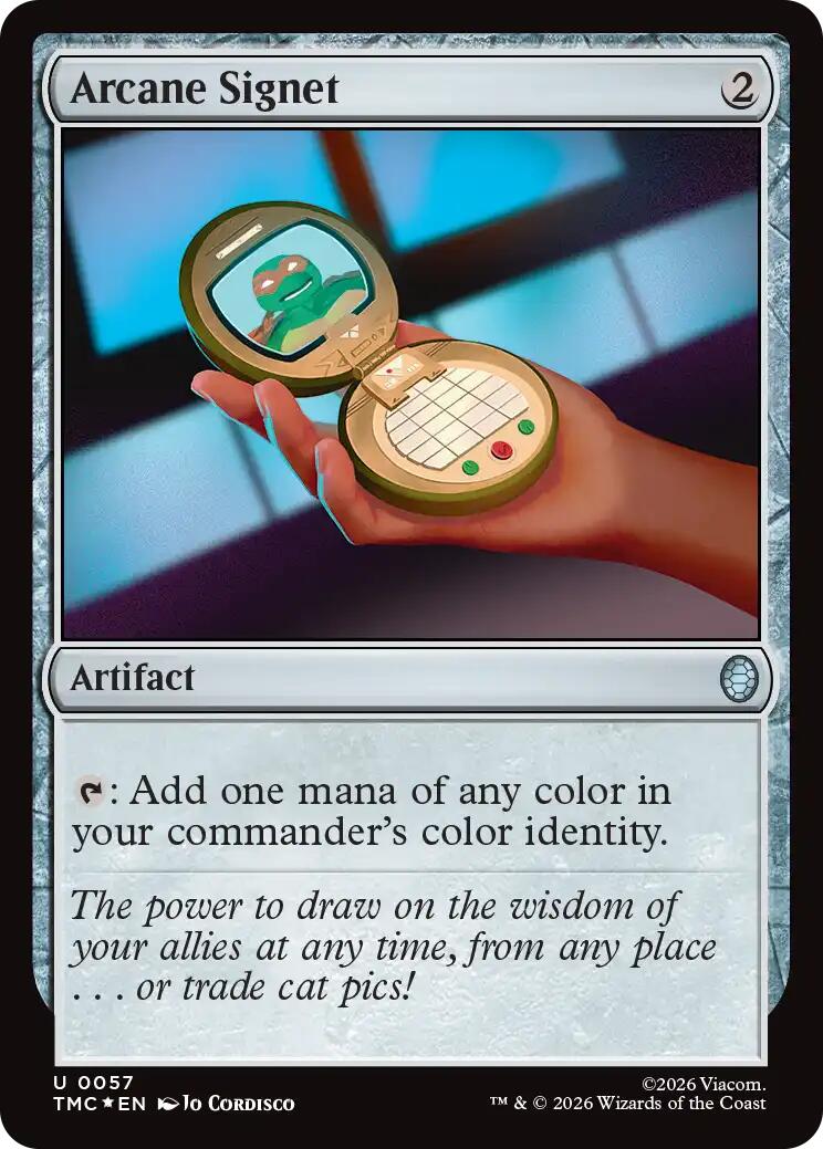 Arcane Signet (Surge Foil) [Teenage Mutant Ninja Turtles Commander] | Empire Gaming NC