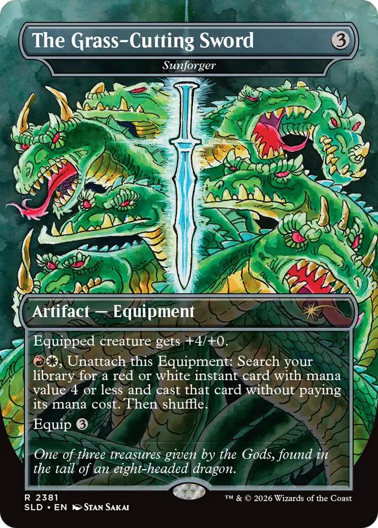 The Grass-Cutting Sword - Sunforger [Secret Lair Drop Series] | Empire Gaming NC