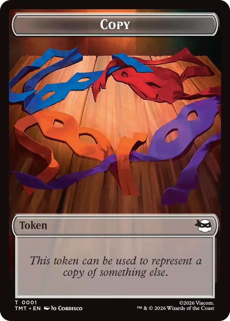 Ooze // Copy Double-Sided Token [Teenage Mutant Ninja Turtles Commander Tokens] | Empire Gaming NC